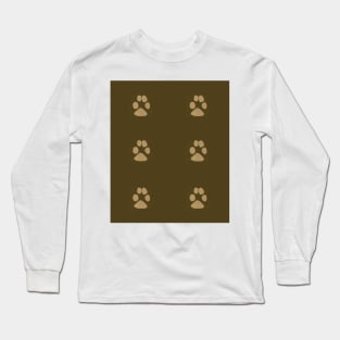 Muddy Paw Prints Long Sleeve T-Shirt